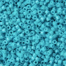 DB2130 Duracoat Opaque Dyed Turquoise Blue, Size 11/0 Miyuki Delica Beads, 5.2g ...