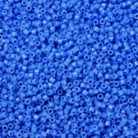 DB2134 Duracoat Opaque Dyed Blue Cerulean, Size 11/0 Miyuki Delica Beads, 5.2g approx.