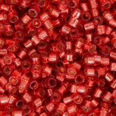 DB2152 Light Watermelon Silver Lined Dyed Duracoat 11/0 Miyuki Delica Beads, 5.2...