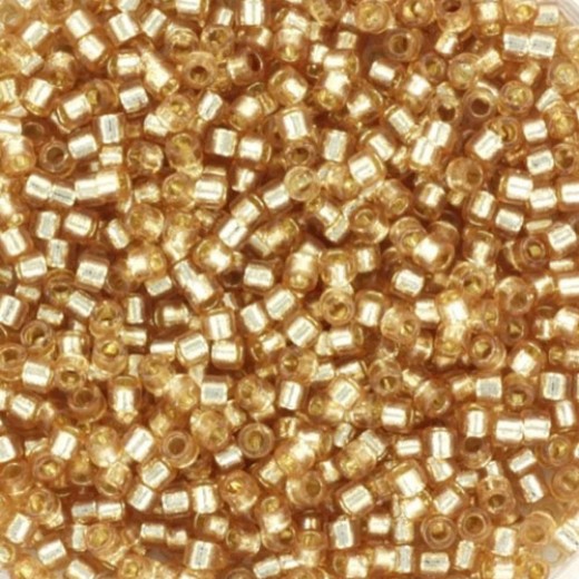 DB2155 Mica Silver lined Duracoat Miyuki 11/0 Delica Beads, 5.2g approx.