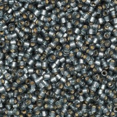 DB2166 Light Blue Steel Silver Lined Dyed Duracoat Miyuki 11/0 Delica Beads, 5.2...