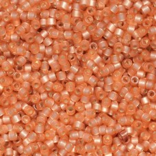 DB2172 Semi-Frosted Silver Lined Dyed Copper 11/0 Duracoat Miyuki Delica Beads, ...