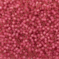 DB2175 Semi-Frosted Silver Lined Dyed Hibiscus 11/0 Duracoat Miyuki Delica Beads...