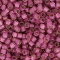 DB2181  Semi-Frosted Silver Lined Dyed Hydrangea 11/0 Duracoat Miyuki Delica Beads, 5.2gm approx.