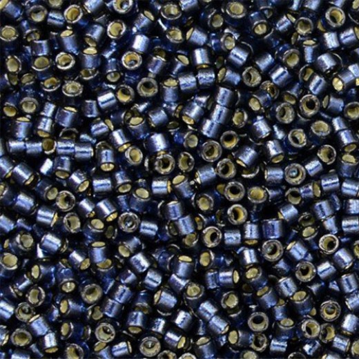 DB2192 Montana Silver Lined Duracoat, Size 11/0 Miyuki Delica Beads, 5.2g approx. 