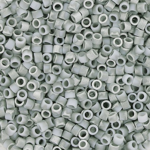 DBL2204 Crystal Labrador Matte size 8/0 Miyuki Delica Beads, 5.2g, Colour 2204