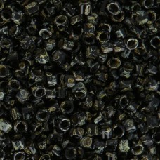 DB2261 Picasso Smokey Matte Black, Size 11/0 Miyuki Delica Beads, 5.2gm