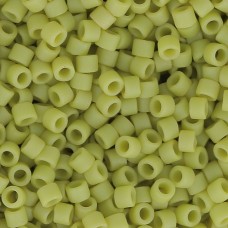 DB2290  Matte Opaque Glazed Spring Green Size 11/0 Miyuki Delica Beads, 5.2gm a...