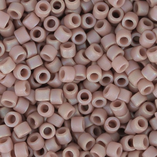 DB2305  Frost Opaque Glazed Rainbow Lavender Size 11/0 Miyuki Delica Beads, 5.2gm approx.