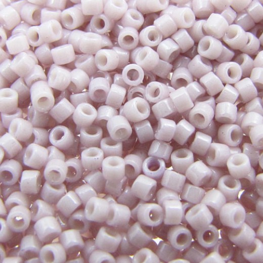 DB2361 Opaque Soft Pink Duracoat size 11/0 Miyuki Delica Beads, 5.2g approx.