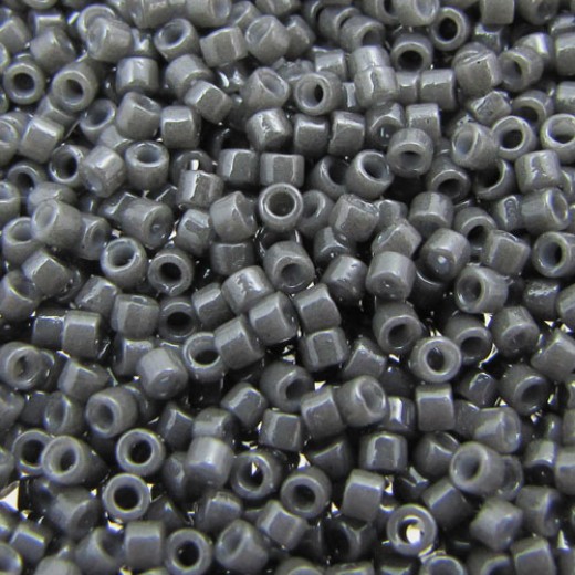 DB2368 Opaque Charcoal Grey Duracoat size 11/0 Miyuki Delica Beads, 50gm approx..
