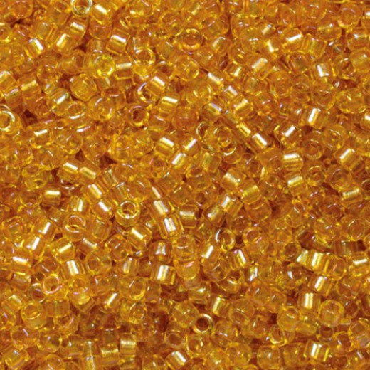 DB2372 Sunflower Fancy Lined Size 11/0 Miyuki Delica Beads, 5.2gm