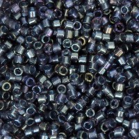 DB2387 Anchor Grey Fancy Lined Size 11/0 Miyuki Delica Beads, 5.2gm