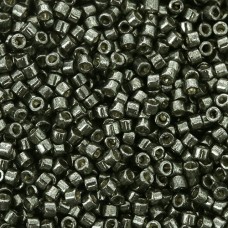 DB2512 Dark Steel Green Galvanised Duracoat, size 11/0 Miyuki Delica Beads, 5.2g...