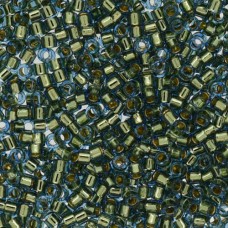 DB2523 Gold Plate Lined Dutch size 11/0 Miyuki Delica Beads, 3.3g approx.