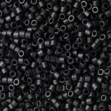 DBL0310 Black Matte Size 8/0 Miyuki Delica Beads, Colour Code 0310, 5.2g approx.