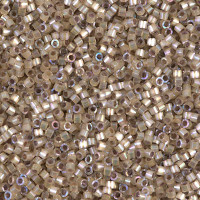 DB0680 Dyed Smokey Quartz Silk Satin 11/0 Miyuki Delica Beads, 5.2g approx