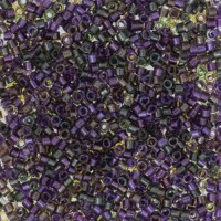 DB0991, Purple Green Brown, Size 11/0 Miyuki Delica Beads, 50g wholesale pack