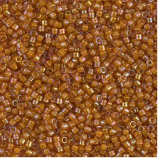 DB1734 Beige Lined Crystal AB, Size 11/0 Miyuki Delica Beads, 5.2g approx. 