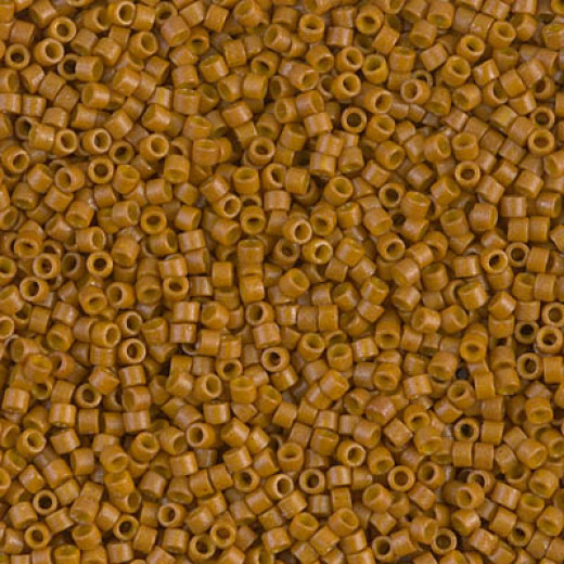 DB2110 Toast Opaque Duracoat Miyuki 11/0 Delica Beads, 5.2g approx. DB2110 Toast Opaque Duracoat Miyuki 11/0 Delica Beads, 5.2g approx.