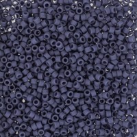 DB2408, Matte Opaque Steel Blue, Size 11/0 Miyuki Delica Beads, 5.2g pack
