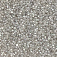 DB1711 Pearl Lined Grey Mist, Size 11/0 Miyuki Delica Beads, 5.2g approx. 