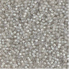 DB1711 Pearl Lined Grey Mist, Size 11/0 Miyuki Delica Beads, 5.2g approx. 