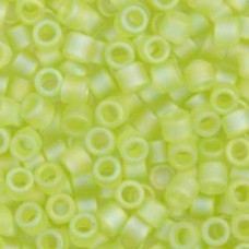 DB0860B Chartreuse AB Matte, Size 11/0 Miyuki Delica Beads, 50gm bag 