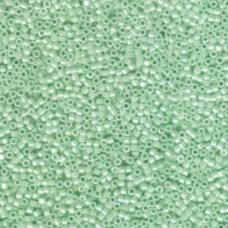 DB1536 Light Mint Ceylon Opaque, Size 11/0 Miyuki Delica Beads, 50g Wholesale Pack