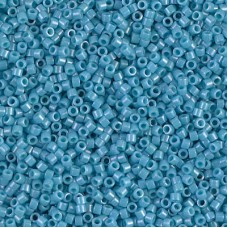 DB0218 Medium Turquoise Blue Opaque Luster, Size 11/0 Miyuki Delica Beads, 5.2g ...