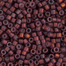 DB1012 Medium Raspberry AB Metallic Gold Luster, Size 11/0 Miyuki Delica Beads, ...