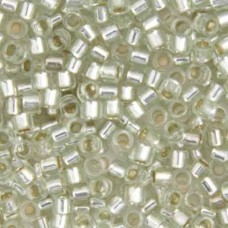 DB1431 Pale Green Moss Silver Lined, Size 11/0 Miyuki Delica Beads, 5.2g approx....
