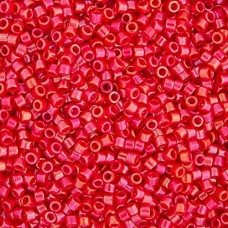 DB0214 Red Opaque Luster, Size 11/0 Miyuki Delica Beads, 5.2g approx.