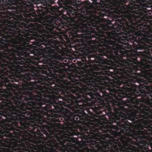 DBSC-0012 Metallic Rasberry Hex Cut Miyuki Size 15/0 Delica, Colour code 0012, Approx. 5.2g 