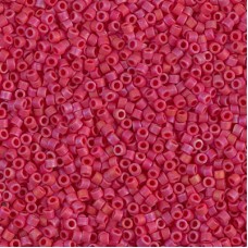 DBS0362  Opaque Red AB Matted Miyuki 15/0 Miyuki Delica Beads, colour 0362, 5.2...