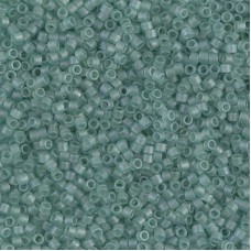 DBS0385  Matted Sea Glass Green Miyuki 15/0 Miyuki Delica Beads, colour 0385, 5...
