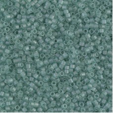DBS0385  Matted Sea Glass Green Miyuki 15/0 Miyuki Delica Beads, colour 0385, 5...