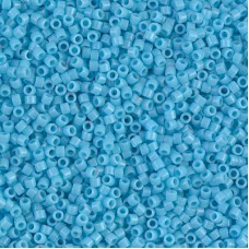 DBS0725  Opaque Light Blue Miyuki 15/0 Miyuki Delica Beads, colour 0725, 5.2g a...