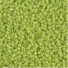 DBS0733  Opaque Chartreuse Miyuki 15/0 Miyuki Delica Beads, colour 0733, 5.2g a...