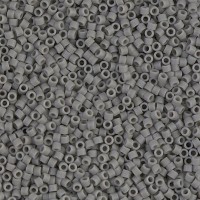 DBS0761  Opaque Grey Matted Miyuki 15/0 Miyuki Delica Beads, colour 0761, 5.2g approx.