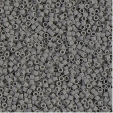 DBS0761  Opaque Grey Matted Miyuki 15/0 Miyuki Delica Beads, colour 0761, 5.2g ...