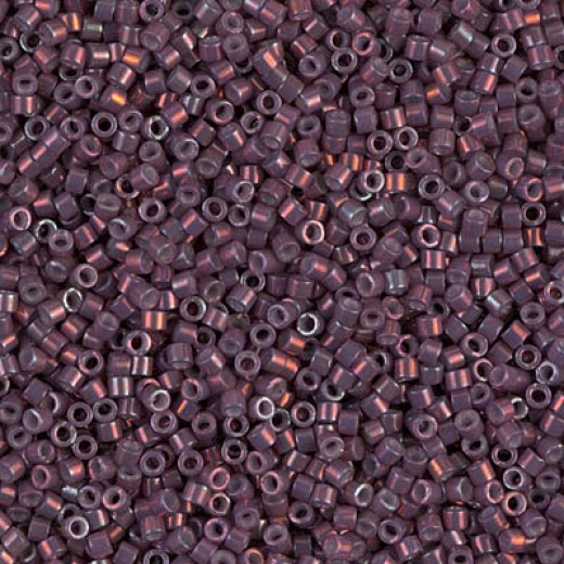 DBS1012  Metallic Raspberry Gold Iris, Colour 1012 15/0 Miyuki Delica Beads, 5.2g approx.