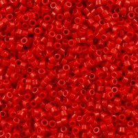DBL0723 Opaque Dark Cranberry Size 8/0 Miyuki Delica Beads, Colour Code 0723, 5.2g approx.