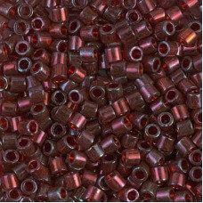 DBL0105 Gold Transparent Dark Red size 8/0 Miyuki Delica Beads, Colour 0105, 5.2...