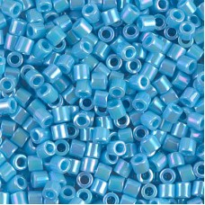 DBL0164 Light Blue Opaque AB Size 8/0 Miyuki Delica Beads, Colour Code 0164, 5.2...