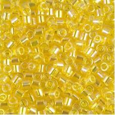 DBL0171 Transparent Yellow AB Size 8/0 Miyuki Delica Beads, Colour Code 0171, 5....