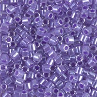 DBL0249 Lined Crystal Purple Size 8/0 Miyuki Delica Beads, Colour Code 0249, 5.2g approx.