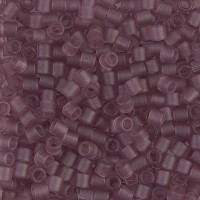 DBL0765 Matte Transparent Smoky Amethyst size 8/0 Miyuki Delica Beads, Colour 0765, 5.2g approx.