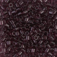 DBL1104 Transparent Mauve size 8/0 Miyuki Delica Beads, Colour 1104, 5.2g approx.