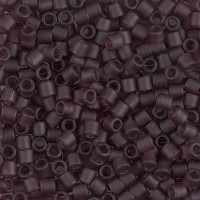 DBL1264 Matte Transparent Mauve size 8/0 Miyuki Delica Beads, Colour 1264, 5.2g approx.